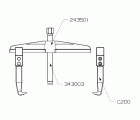 EXTRACTOR FORZA SERIE 2400 DE 2 PATAS